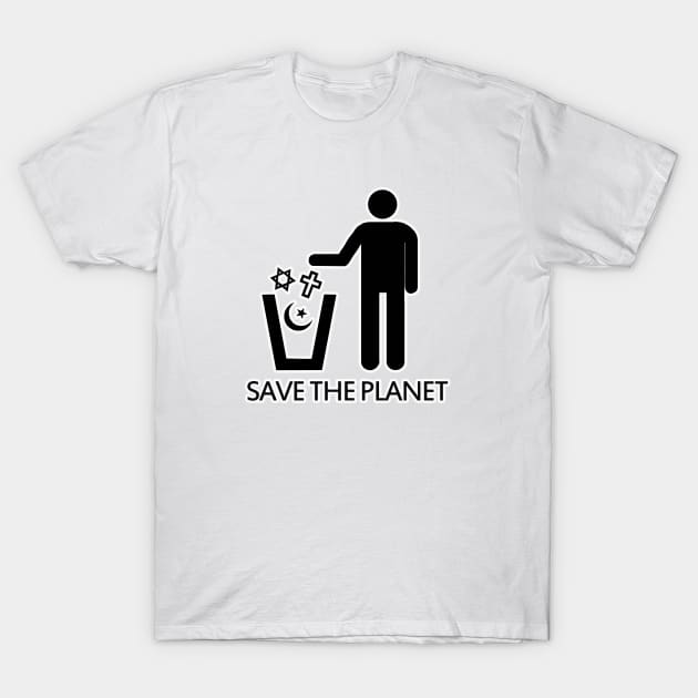 Save The Planet - Religions T-Shirt by valentinahramov